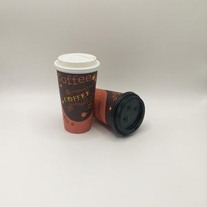 Gobelet en papier à paroi simple personnalisé avec impression personnalisée, bon marché, pour boissons chaudes à emporter, 4 oz, 8 oz, dégustation de café, thé, milkshake, avec couvercles - Product Image 6