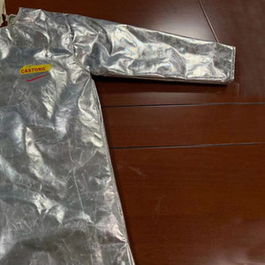 Caston Aluminum <b>Foil</b> Heat Insulating Apron 1000 Fireproof <b>Kitchen</b> Protection Wear - Product Image 2