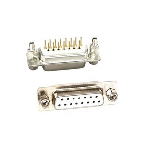 Conector D-Sub YZTECH Macho y Hembra de 2 Filas, PCB DIP de 9 Pines, Contactos de Latón con Recubrimiento de Estaño, Base de Nylon, Certificado para 300V 3A - Product Image 2