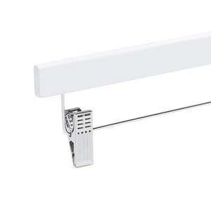 Grosir gantungan celana kayu klip logam dapat diatur celana multifungsi gantungan untuk lemari pakaian permukaan halus desain elegan - Product Image 3