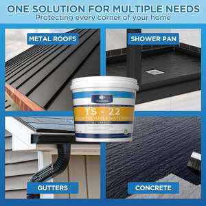 Indoor Waterproofing Polyurea Coating Two Components Durable Eco-Friendly Modern Bathroom Basement Exterior Wall Tile - Product Image 2