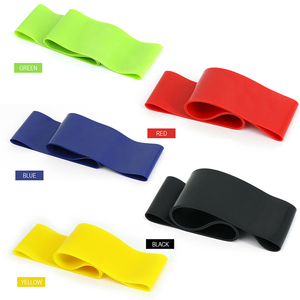 100% Tự Nhiên Latex Cao Su Resistance Vòng Bands, Bán Buôn Latex 5 Cấp Cao Su Yoga Vòng Resistance Nhạc - Product Image 4