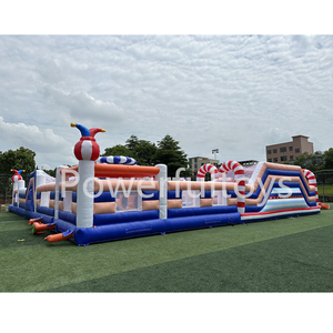 Parc à thème espace gonflable extérieur enfants jouant au parc aquatique parcours du combattant autour du parc pour la <span class=keywords><strong>location</strong></span> d'événements - Product Image 3