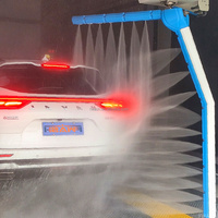 Système de lavage de voitures automatique sans contact, machine de lavage de voitures en libre-service, type économiseur d'eau pour un lavage commercial durable