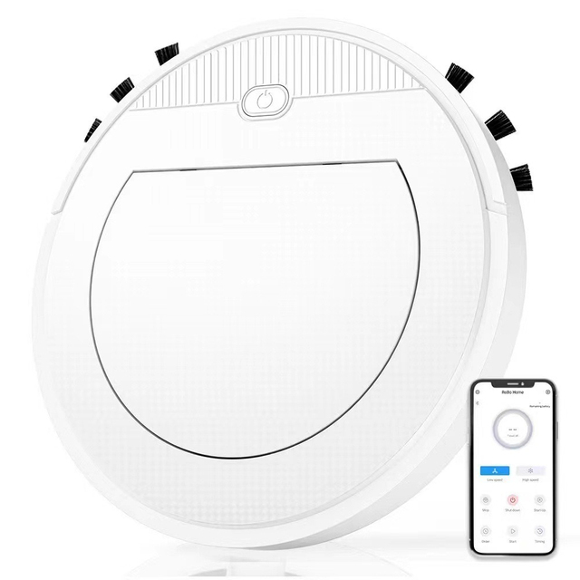 Best-Selling Factory Intelligent Wet Dry Sweeping Mopping Robot with UV Scanning Battery Powered Four-in-One for Household Use