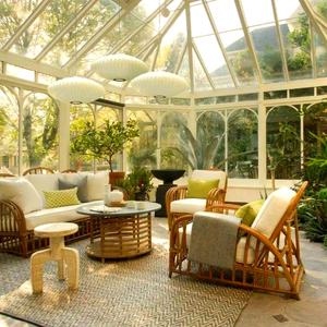 หลังคากระจกแบบโค้งหรือแบนสำหรับห้องซันรูมภายนอกอาคาร แบบพับเก็บได้ |   กันน้ำ แสงผ่านได้ดี ดีไซน์ทันสมัย สำหรับสวน/วิลล่า - Product Image 2