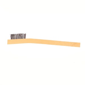 3 paket endüstriyel diş fırçası tarzı plastik saplı çelik tel naylon pirinç Mini bıçak fırça parlatma için pas kaldırma - Product Image 4