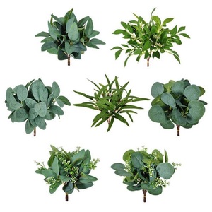 <span class=keywords><strong>Real</strong></span> Like artificial greenery Wedding foglie artificiali Decorative foglie di eucalipto in vendita - Product Image 3