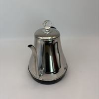 Ketel Listrik Gooseneck Ultra Cepat Bahan Stainless Steel untuk Penggunaan di Rumah, Pemanas Air dengan Kontrol Suhu, Set Kopi Teh Portabel, Menjaga Kehangatan