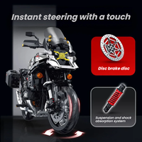 Guly 60548 2026 1:5 MOC Nouveau modèle de moto en ABS, jouets éducatifs DIY pour adolescents et adultes, cadeau d'anniversaire, ensembles de blocs de construction de 2489 pièces