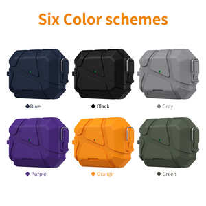 Funda Protectora para <span class=keywords><strong>Airpods</strong></span> 4/pro 2/pro 3, Anti-Polvo, Anti-Caídas, <span class=keywords><strong>con</strong></span> <span class=keywords><strong>Carga</strong></span> Inalámbrica, Funda para Auriculares Bluetooth, <span class=keywords><strong>de</strong></span> Lujo - Product Image 2