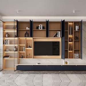 Mueble de TV de Madera Multifuncional Moderno y Minimalista, Muebles para el Hogar de Alta Calidad, para Salas de Estar, Hoteles y Apartamentos de 65 Pulgadas o Más - Product Image 5