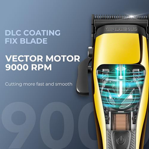 Recortadora de Cabello Profesional Recargable para Hombre, Motor Vectorial DLC Blade, 8000-10000 RPM - Product Image 5