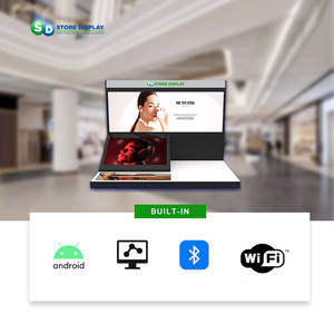 Soporte de exhibición gabinetes escaparate equipo de publicidad Sensor de disparo LCD promoción Monitor sistema acrílico productos estantes de exhibición - Product Image 4