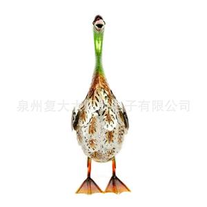 Solar <b>Duck</b> Metal Garden <b>Light</b> Outdoor Decor Water Resistant LED Solar Powered 12V Free Standing - Product Image 4