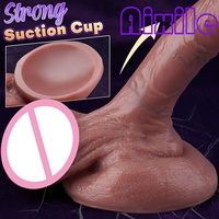 Dildo réaliste en silicone pour femmes, jouet sexuel pour débutantes, stimulation du point G, dildo anal, pénis, jouet sexuel pour adultes, pour couple