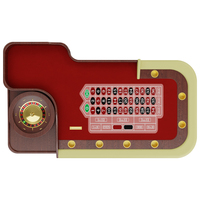 Maßgefertigter Edelstahl Hochwertiger Casino-Tisch Deluxe Amerikanisches Luxus-Profi-Roulette-Rad Spieltisch zum Verkauf