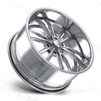 Jantes forgées 2 pièces 20 22 24 pouces 6x5.5 6x139.7 polies à rayons multiples pour Chevrolet Silverado GMC Sierra, jantes de camion personnalisées