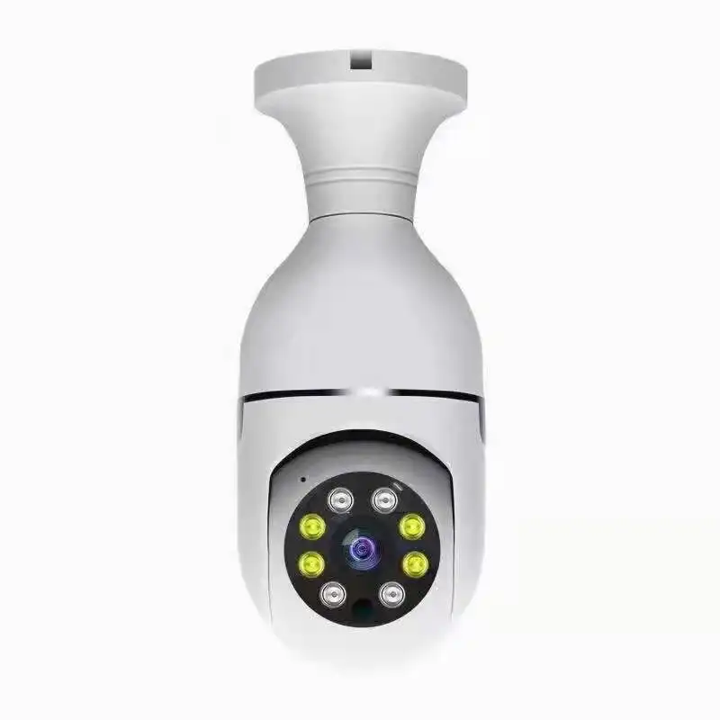 Nuevo producto, cámara WiFi 1080P con portalámparas E27, cámara CCTV de visión nocturna automática, Bombilla panorámica