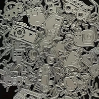 2025 nuova scatola misteriosa borse fortunate selezionate casualmente piccoli animali lasciano lettere fustelle in metallo fiore per stencil da album