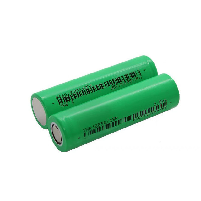 Original Pin Grade a Lithium Battery Cell Li Ion 9.25Wh 3.7V INR18650-25P 2500mAh 10C 18650 EV E 25P INR18650