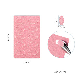 Carta vetrata usa e getta sostituibile rosa bianca 100 180 240 grana cuticola unghie spintore unghie carta vetrata - Product Image 6