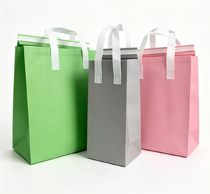 PP Non Woven Aluminum Foil Durable Disposable Cooler Bag for Snack Small <b>Takeaway</b> <b>Coffee</b> Food Delivery Thermal Insulated Bag - Product Image 3