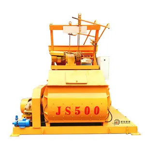 Concrete JS500 Forced Mixer 750 Type Mixing Plant 1000 Fully Automatic Horizontal Double Axis Manufacturer Direct Sales