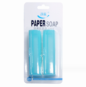 Feuilles de <span class=keywords><strong>savon</strong></span> jetables en papier <span class=keywords><strong>pour</strong></span> le lavage des mains, emballage personnalisé, autres produits chimiques ménagers, solides, hydrosolubles, portables <span class=keywords><strong>pour</strong></span> le voyage - Product Image 3