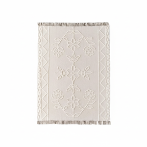 Manta de lujo hecha a mano, manta decorativa de 100% algodón con borlas para sofá, cama y sofá, 150x200c, venta al por mayor - Product Image 1