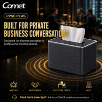 COMET RP50 PLUS - Dispositif anti-écoute audio - Dispositif de confidentialité audio - Interférence ultrasonique - Dispositif de confidentialité des conversations pour salles de réunion