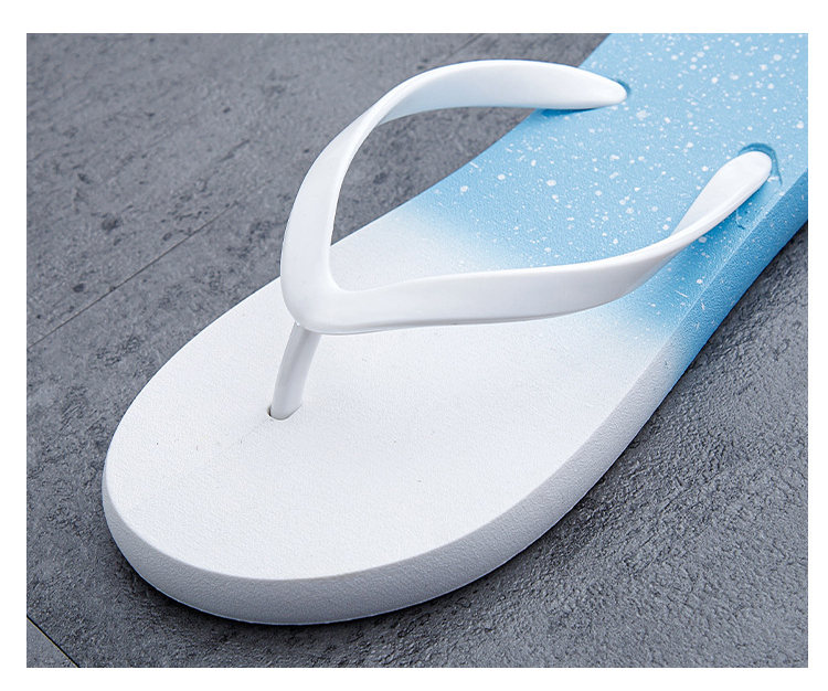 2023 Gradient Flip-flops Women Summer Beach Shoes Non-slip Flip-flops Slippers