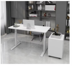 Table de travail électrique mobile E-SHINING à hauteur réglable pour bureau à domicile et poste de travail debout - Product Image 1