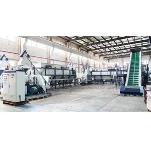 Cost of plastic recycling line plastic film washing line floating washer machine friction washer