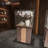 Vitrine à bijoux commerciale très vendue, OEM ODM, vitrine en verre pour bijoux