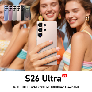<span class=keywords><strong>Smartphone</strong></span> S26 Ultra Économique avec Accès Biometrique 5G, Écran 7,3 Pouces, 16 Go RAM, 1 To Stockage, Déverrouillage Facial, Charge Rapide, <span class=keywords><strong>Coque</strong></span> de Protection Incluse, Tendance Mondiale en Direct - Product Image 2