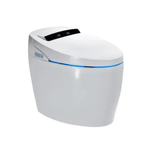 Sensor cerdas kamar mandi, mewah cerdas, Sensor Auto Flush Bidet WC, mangkuk Toilet untuk disesuaikan