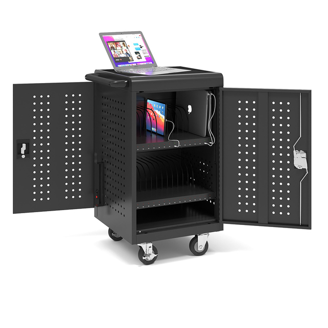 Multi Device Charging Cart Ipad Phone Laptop Tablet Charging Cart Charging Cabinet for Office School