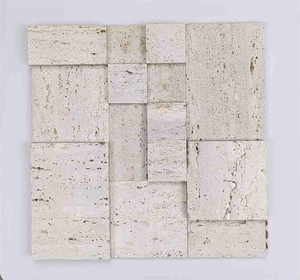 Mosaici Waterjet all'ingrosso di mattonelle di <span class=keywords><strong>mosaico</strong></span> di marmo bianco di Design moderno per la parete interna di Parquet caratteristica grafica - Product Image 4