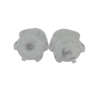 Poignées de robinet en acrylique transparent à visser pour lavabo de salle de bain, pour Phoenix - Product Image 1
