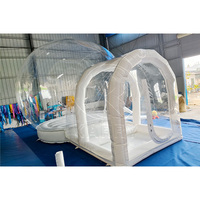 Maison à bulles gonflable transparente en PVC pour mariage, maison à bulles gonflable pour tout-petits, tente à bulles gonflable blanche pour fête