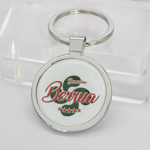 Tùy Chỉnh Chuyên Nghiệp Kẽm Hợp Kim Hiện Có Khuôn Trống Keychain Cá Nhân Logo Epoxy Nhãn Dán Kim Loại Keychain - Product Image 2