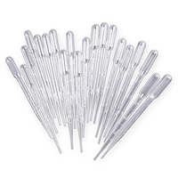 WEIAI-Pipette médicale en plastique de 3ml, pipette compte-gouttes calibrée, pour laboratoire scientifique, bricolage, art, transfert en plastique jetable