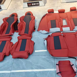 YLA, juego completo de lujo, fundas de cuero para asiento de coche, accesorios interiores protectores, ajuste Universal para BMW AUDI, funda de asiento - Product Image 1