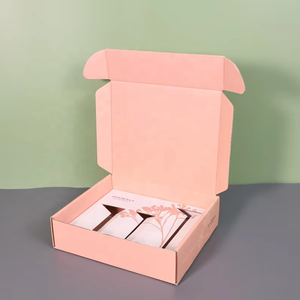 Emballage en carton ondulé brun avec logo personnalisé, papier kraft, boîtes d'expédition, éponge, recyclable, laminage mat, respectueux de l'environnement - Product Image 1