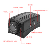 Caméra de sport d'extérieur étanche et antichoc à angle fixe pour la chasse, caméra tactique pour casque, enregistreur 4K HD