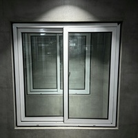 Fenêtre coulissante insonorisée en PVC, structure multicavité pour la construction