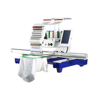 Machine à broder informatisée de Chine avec logos personnalisés, broderie multiple pour casquettes, t-shirts, vestes et cuir, 1200 tr/min