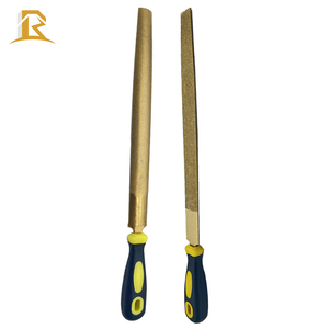 Trung Quốc Nhà Máy <span class=keywords><strong>12</strong></span> "<span class=keywords><strong>Inch</strong></span> Mạ Điện Kim Cương Phẳng Tập Tin Với Màu Vàng 305Mm Chiều Dài Nửa Vòng Tập Tin Cho Kim Loại Thủy Tinh Gỗ 120 Gr - Product Image 2