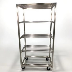 Chariot de séchage et de fumage en acier inoxydable à conception ouverte et durable pour viande, saucisses, poisson et bœuf - Product Image 4